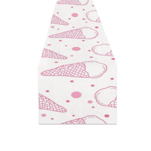 Hand drawn ice cream pattern Table Runner