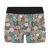 Gear Pattern Print Design 05 Men's All Over Print Boxer Briefs Men's Underwear