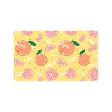 Grapefruit yellow background Doormat