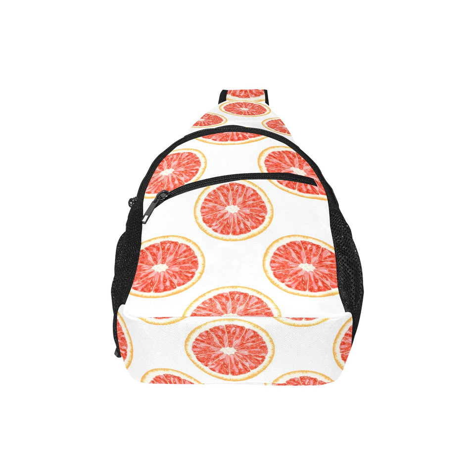 Grapefruit pattern All Over Print Chest Bag
