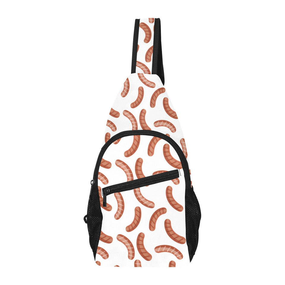 Sausage Pattern Print Design 04 All Over Print Chest Bag
