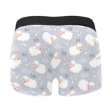 Sweet dreams sheep pattern Men's All Over Print Boxer Briefs Men's Underwear