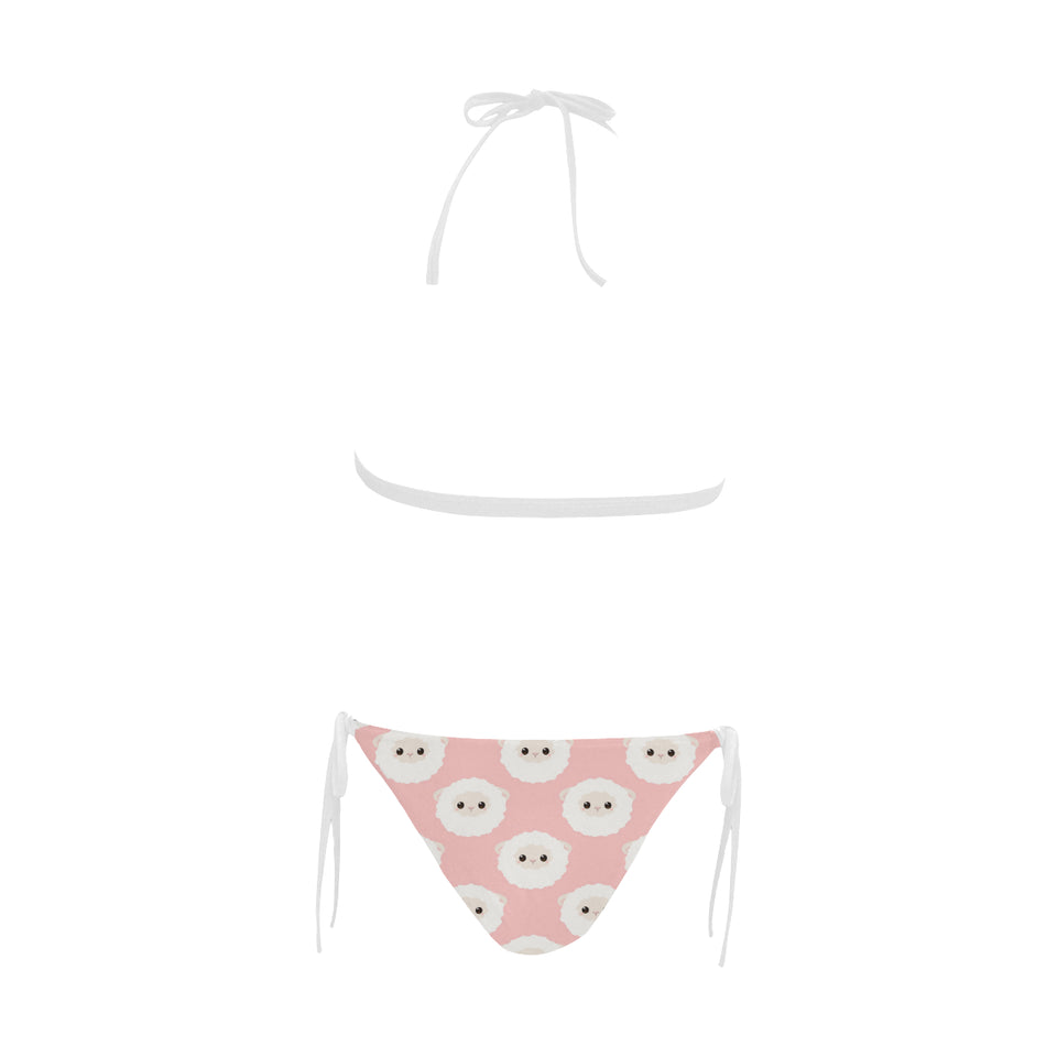 Cute sheep pattern Sexy Bikinis Two-Piece Swimsuits