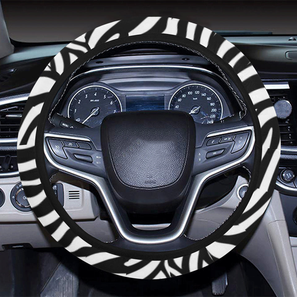 Zebra skin pattern Car Steering Wheel Cover