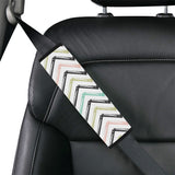 zigzag  chevron paint pattern Car Seat Belt Cover