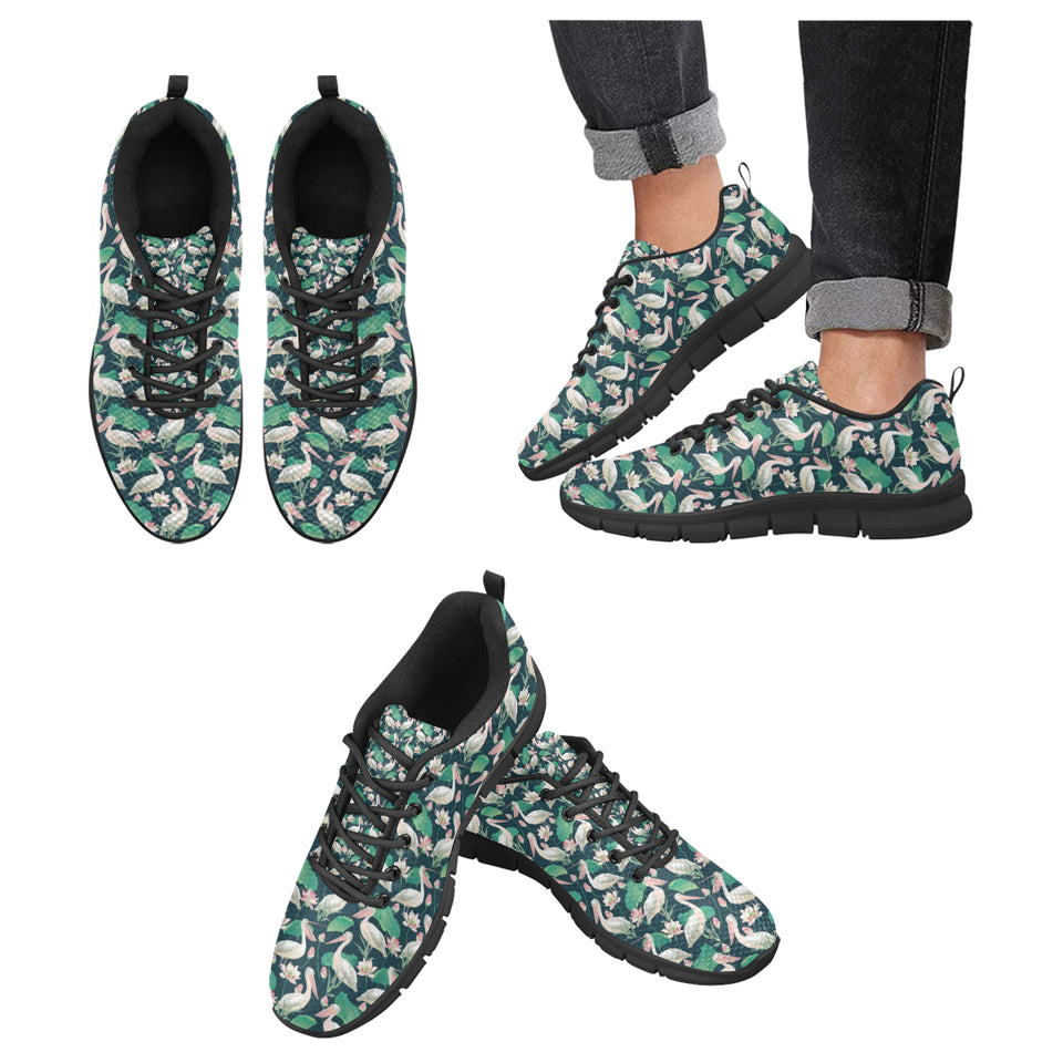 Pelican Pattern Print Design 03 Men's Breathable Sneakers ( Model 055)