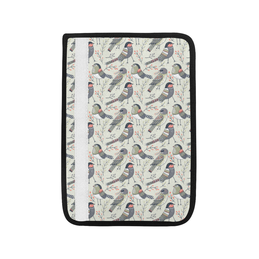 Pigeon Pattern Print Design 04 Car Seat Belt Cover
