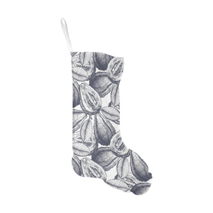 Guava tropical hand drawn pattern Christmas Stocking