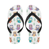 Cute owl pattern Unisex Flip Flops