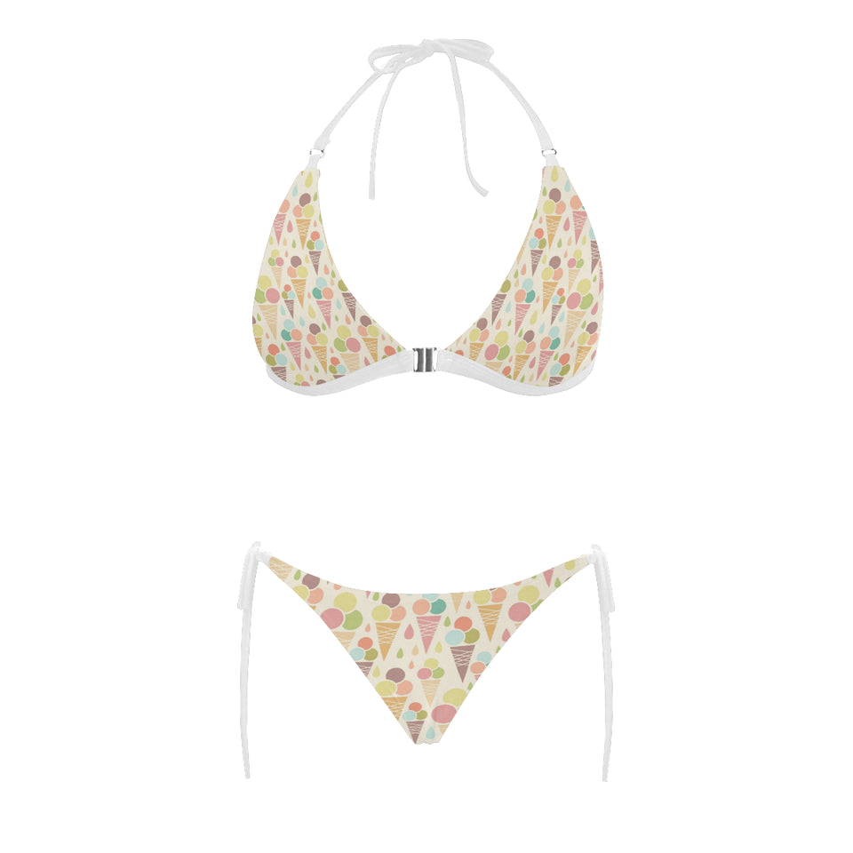 Ice cream cone pattern Sexy Bikinis Two-Piece Swimsuits
