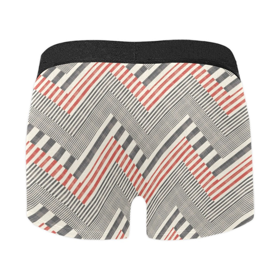 zigzag chevron striped pattern Men's All Over Print Boxer Briefs Men's Underwear