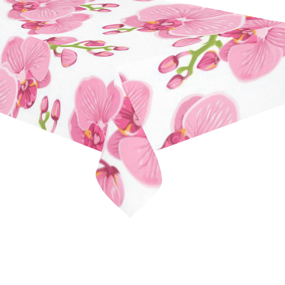 pink purple orchid pattern background Tablecloth