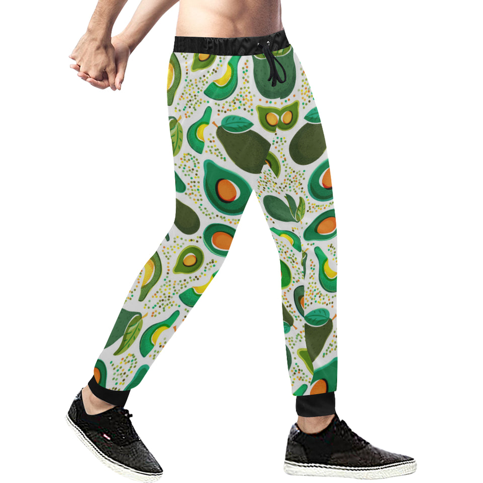 Avocado design pattern Unisex Casual Sweatpants