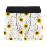 beautiful sunflowers pattern Men's All Over Print Boxer Briefs Men's Underwear