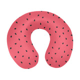 watermelon texture background U-Shaped Travel Neck Pillow