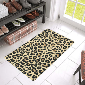 Leopard print design pattern Doormat