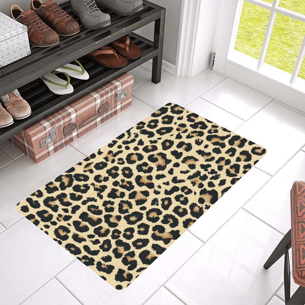 Leopard print design pattern Doormat