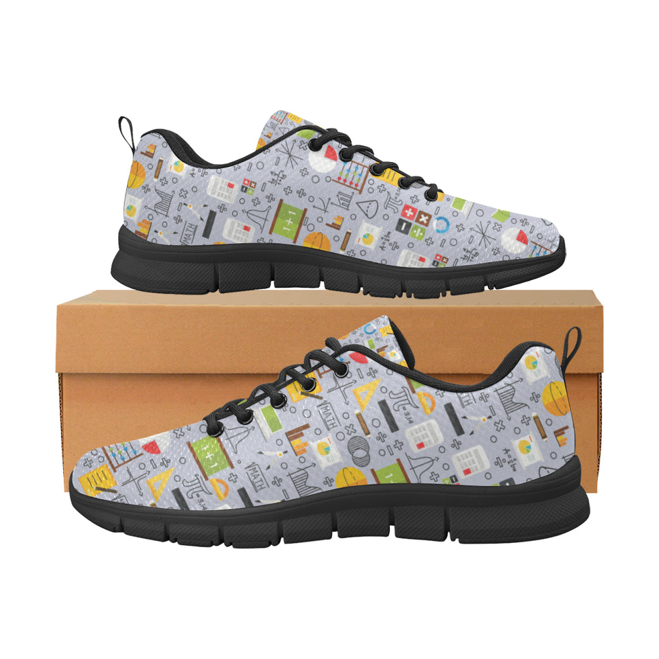 Math Pattern Print Design 04 Men's Breathable Sneakers ( Model 055)