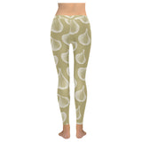 Garlic design pattern Women's Legging Fulfilled In US