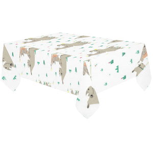 Cute Rhino pattern background Tablecloth
