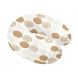 Gold Texture mushroom pattern U-Shaped Travel Neck Pillow