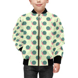 Snail Pattern Print Design 04 Kids' Boys' Girls' Bomber Jacket