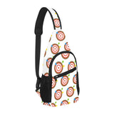 Darts Pattern Print Design 04 All Over Print Chest Bag