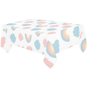 Cute rainbow clound pattern Tablecloth