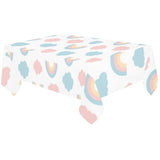 Cute rainbow clound pattern Tablecloth