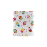 Cake cupcake design pattern Morphing Mug Heat Changing Mug