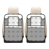 Cute Siberian Husky pattern Car Seat Back Organizer