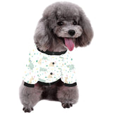 Cute Rhino pattern All Over Print Pet Dog Round Neck Fuzzy Shirt