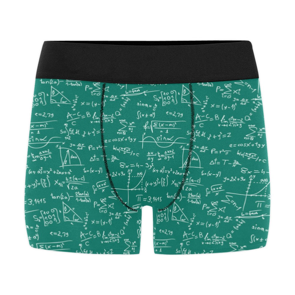 Math Pattern Print Design 01 Men's All Over Print Boxer Briefs Men's Underwear