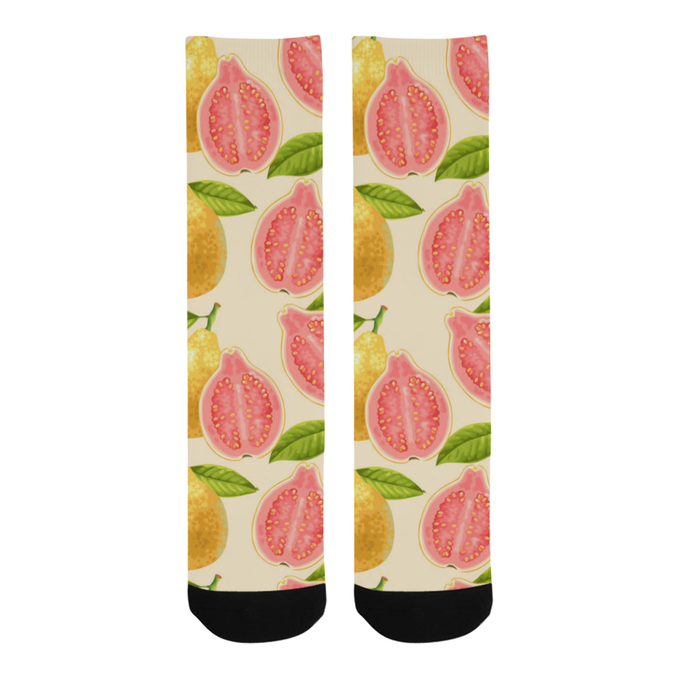 Beautiful guava pattern Crew Socks