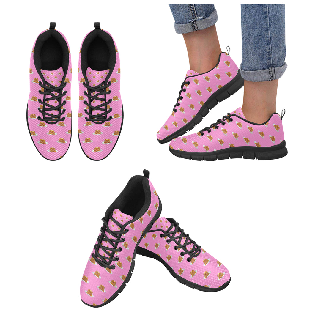 Pancake Pattern Print Design 04 Women's Sneaker Shoes