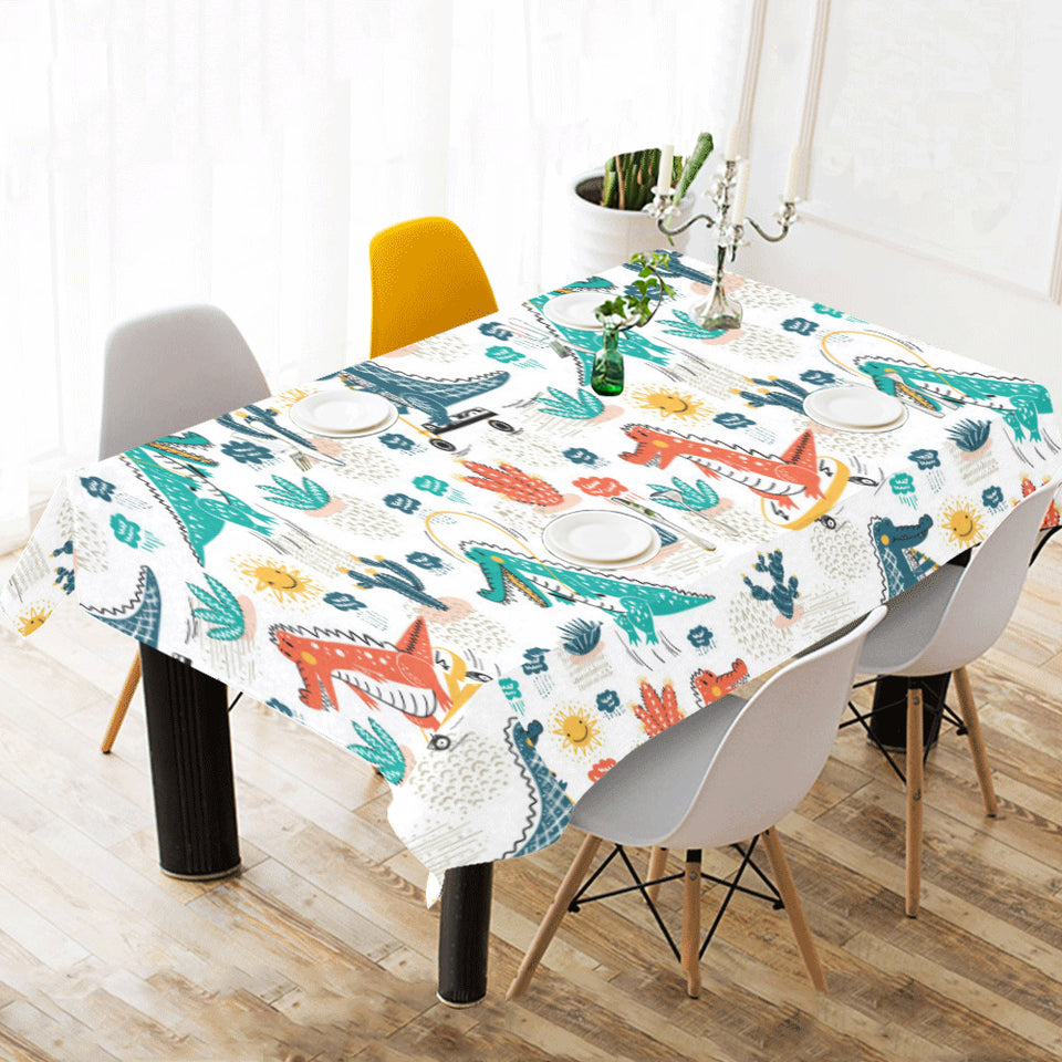 Cute Crocodile Pattern Tablecloth