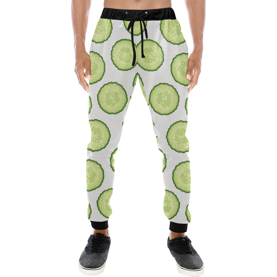 Cucumber slices pattern Unisex Casual Sweatpants