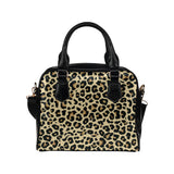 Leopard print design pattern Shoulder Handbag