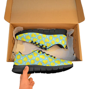 Duck Toy Pattern Print Design 03 Men's Breathable Sneakers ( Model 055)
