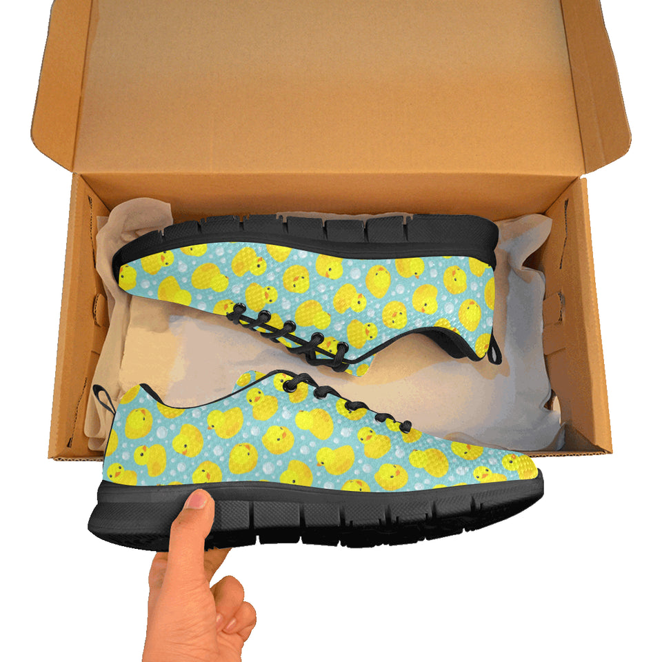 Duck Toy Pattern Print Design 03 Men's Breathable Sneakers ( Model 055)