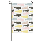 Whale dot pattern House Flag Garden Flag