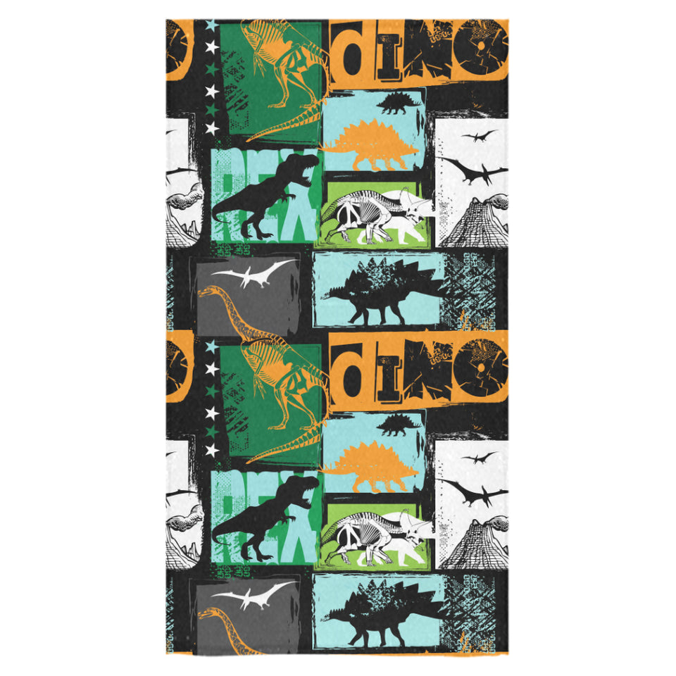 dinosaurs print pattern Bath Towel