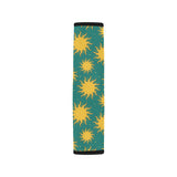 Sun green background Car Seat Belt Cover