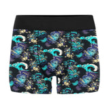 Dragon sea wave pattern Men's All Over Print Boxer Briefs Men's Underwear