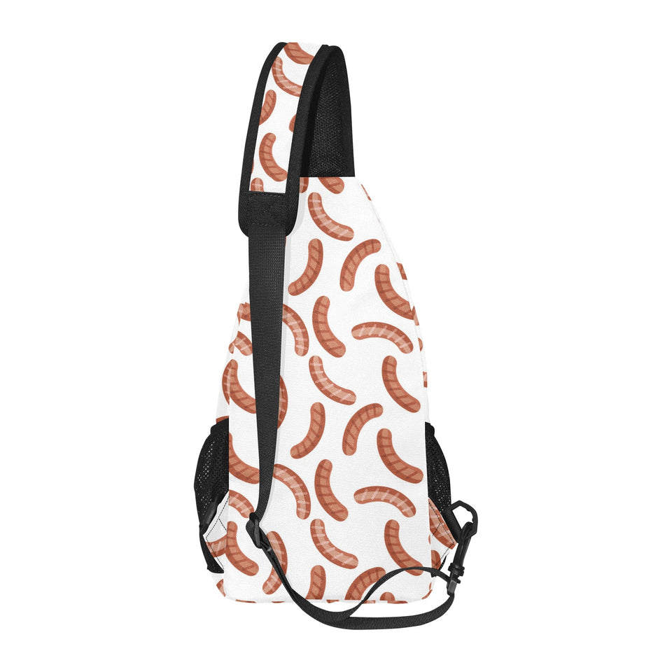 Sausage Pattern Print Design 04 All Over Print Chest Bag
