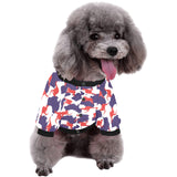 Kangaroo Australian pattern All Over Print Pet Dog Round Neck Fuzzy Shirt