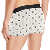 Dog Paws Pattern Print Design 03 Men's All Over Print Boxer Briefs Men's Underwear
