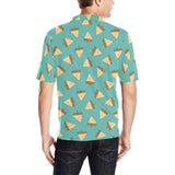 Sandwich Pattern Print Design 03 Men's All Over Print Polo Shirt