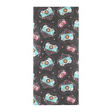 Camera Pattern Print Design 04 Beach Towel