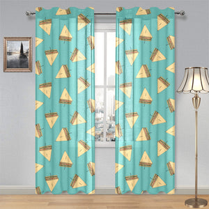 Sandwich Pattern Print Design 03 Gauze Curtain